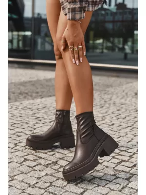 Damen-Stiefeletten BOTO 9670A LILA