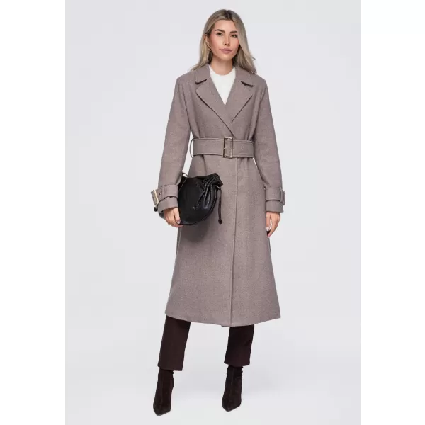  Damenmantel OMBRE OW-CT-E0006 KAFFEEFARBEN 