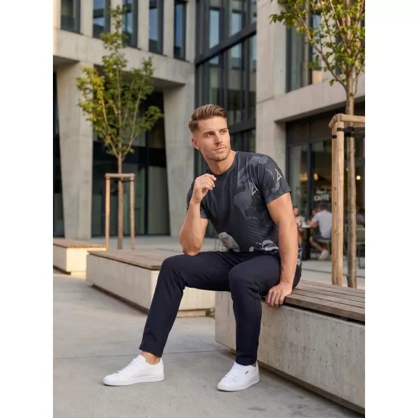  Herren Freizeithemd Premium ALTISPORT VOJ/ALM130TR06 SCHWARZ-GRAU 