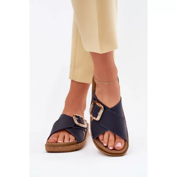  Damenhausschuhe INBLU ED0003IU BLAU 