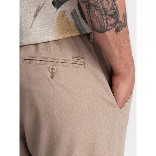  Chino-Hose für Herren OMBRE P1522 BEIGE 