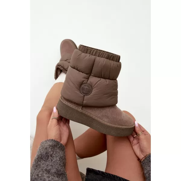  Schneemänner für Frauen BIG STAR SHOES UU274732 DUNKELBEIGE 