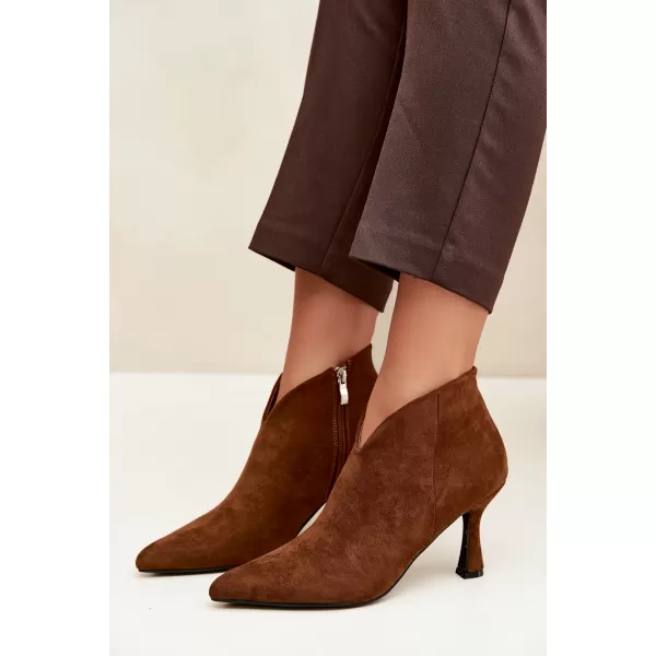  Damen-Stiefeletten BOTO D-219 KAMEL 