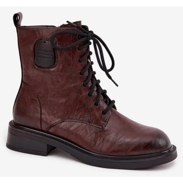  Damen-Stiefeletten MACIEJKA K7180-02/00-7 BRAUN 