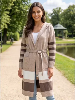 Damenpullover ALTISPORT INESSA HELLBEIGE