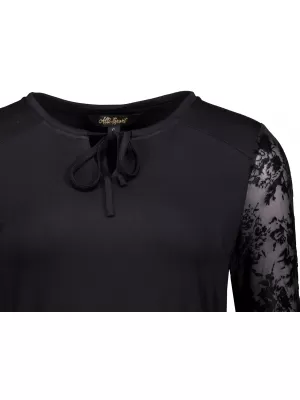 Damen-T-Shirt ALTISPORT IVOREY SCHWARZ