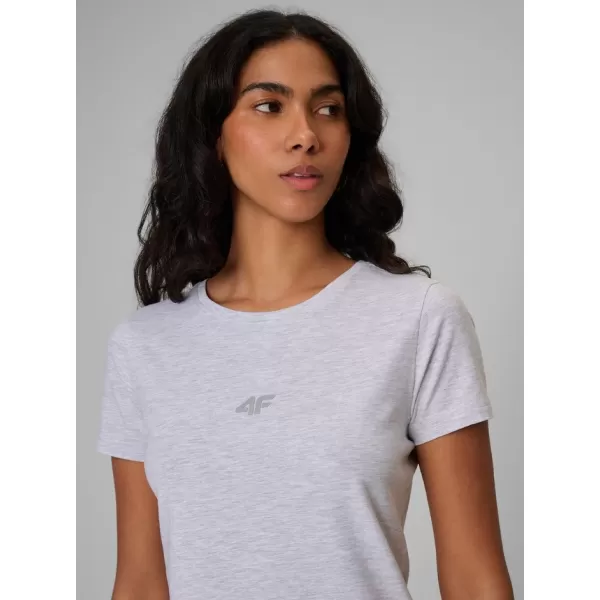  Damen-T-Shirt 4F WMM00TTSHF2255 KALTE HELLGRAUE MELANGE 