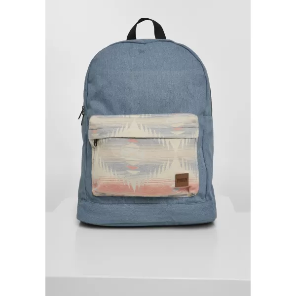  Rucksack URBAN CLASSICS TB3343 BLAU/MEHRFARBIG 