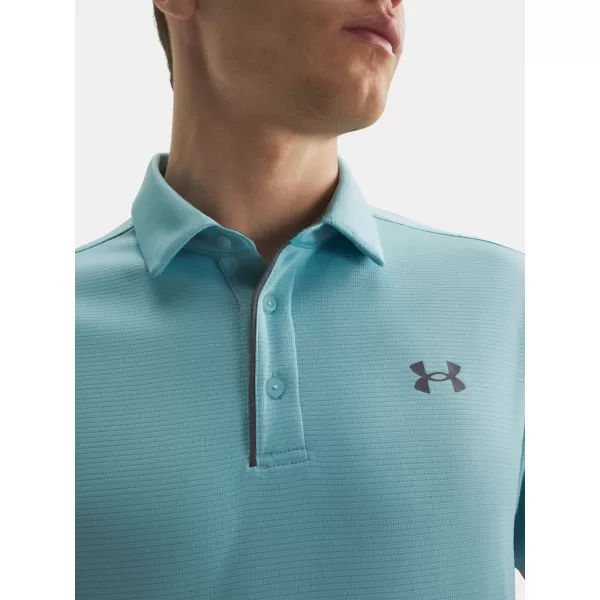  Herren-T-Shirt UNDER ARMOUR TECH POLO 1290140-429 BLAU 