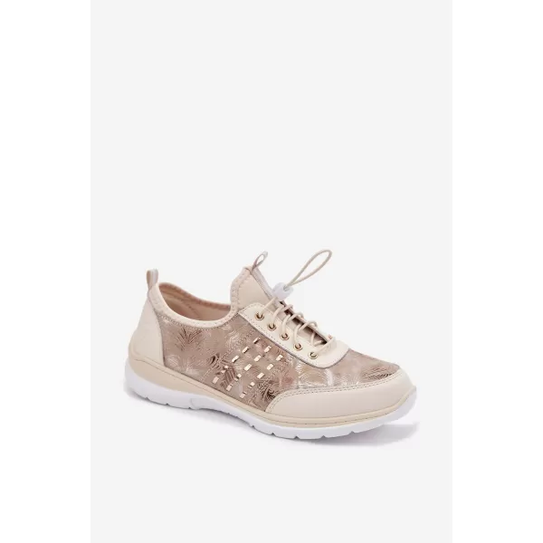  Damen-Sneaker D&A GR61-5990 BEIGE 