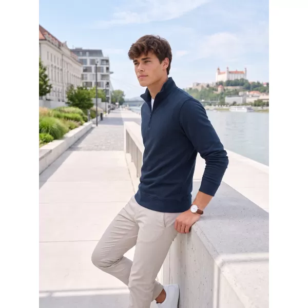  Herren-Sweatshirt MALFINI SUMMIT 429 MARINEBLAU 