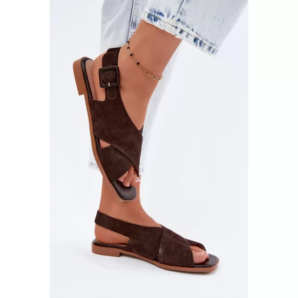  Damensandalen S.BARSKI JC61-1001 BRAUN 