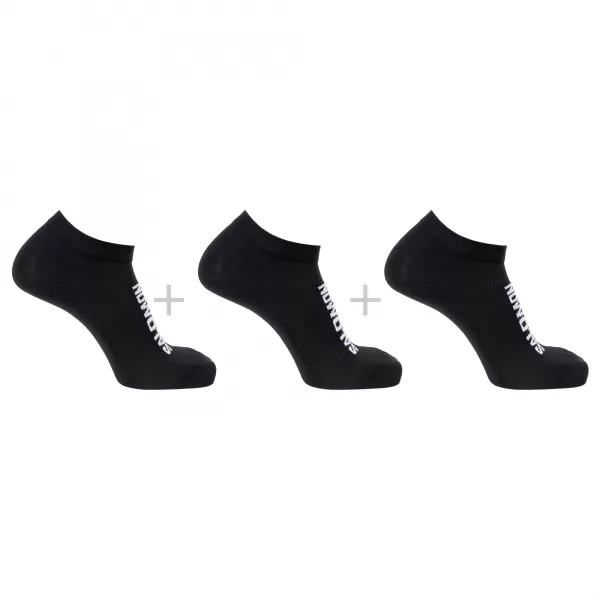  Socken SALOMON EVERYDAY LITE LOW 3-PACK LC2912000 SCHWARZ 