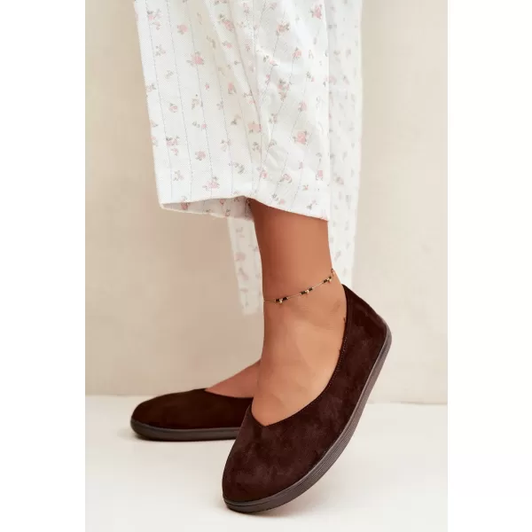  Ballerinas für Damen BOTO 9877 SCHOKOLADE 