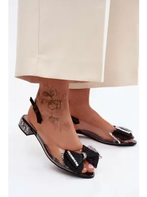 Damensandalen D&A MR61-9004 SCHWARZ