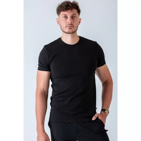  Herren-T-Shirts NEBBIA MIKE MUSCLE FIT 158 SCHWARZ 