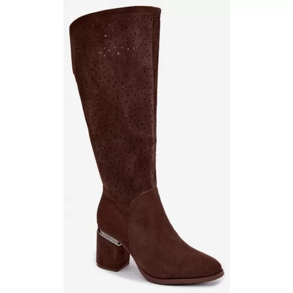  Damenstiefel S.BARSKI HY62-8122 BRAUN 