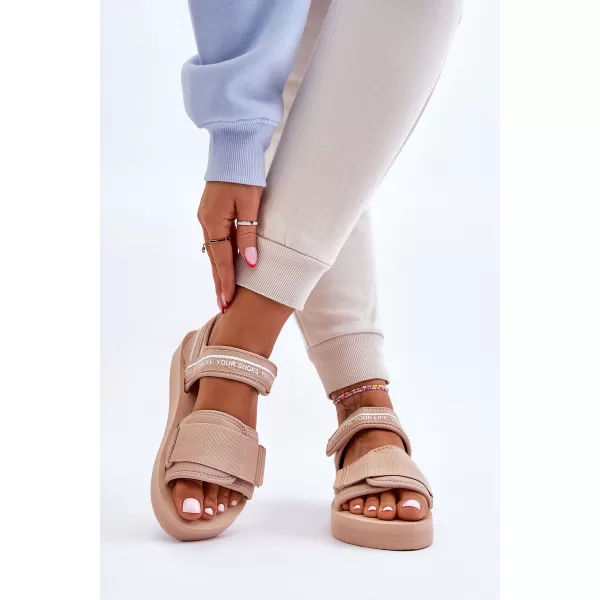  Damensandalen BIG STAR SHOES LL274787 BEIGE 