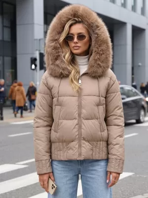 Damenjacke DSTREET TY5830 KHAKI