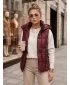 Damenweste DSTREET TY5974 BURGUND