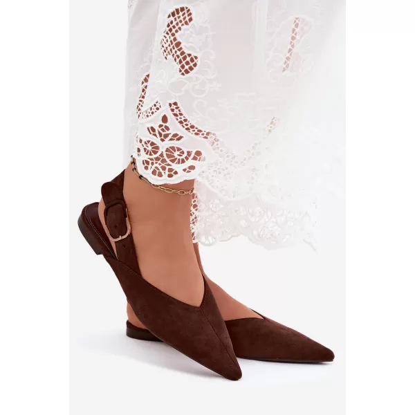  Ballerinas für Damen BOTO 9755 BRAUN 