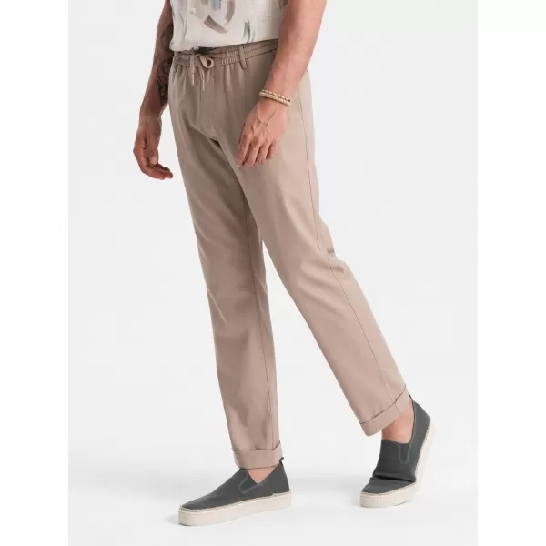  Chino-Hose für Herren OMBRE P1522 BEIGE 