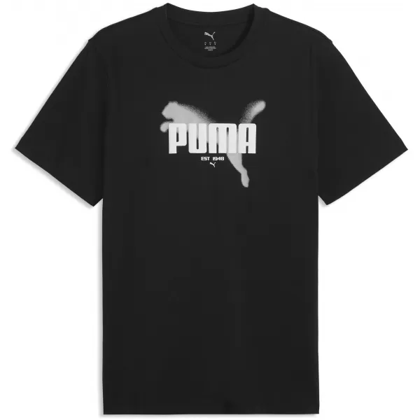  Herren-T-Shirt PUMA GRAPHICS TEE 69435501 PUMA SCHWARZ 