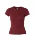 Damen-T-Shirt URBAN CLASSICS TB8569-22408 DUNKLES ZIEGELROT