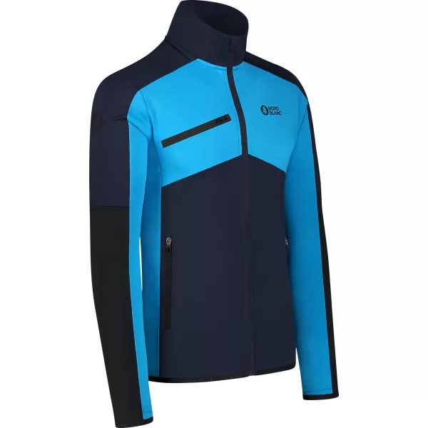  Powerfleece-Sweatshirt für Herren NORDBLANC CUSP NBSFM8334 BLAU 