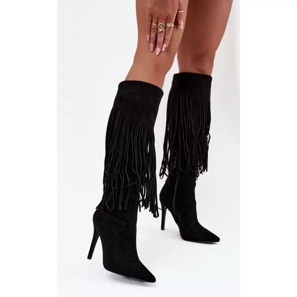  Damenstiefel BOTO H-59 SCHWARZ 