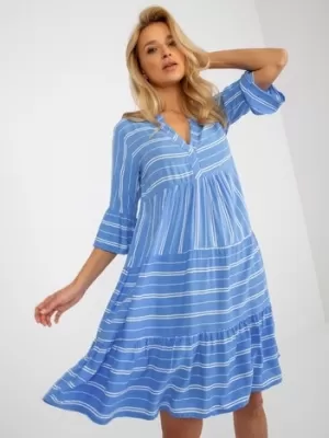 Kleid SUBLEVEL D73771M30214F BLAU
