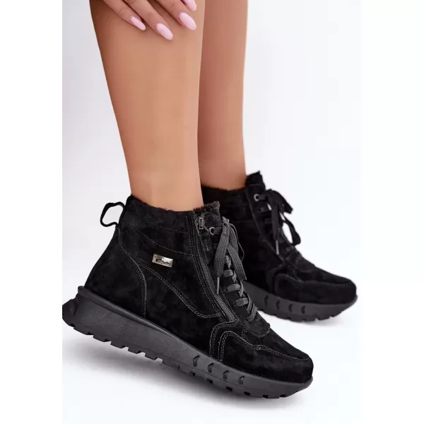  Damenstiefel BOTO 26BT17-651 SCHWARZ 