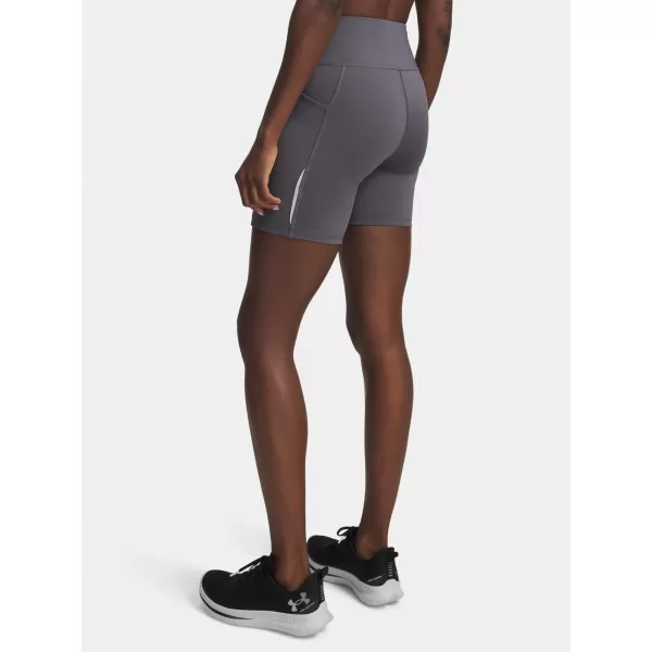  Damen-Shorts UNDER ARMOUR UA VELOCITI 6IN FITTED SHORT 6009498-025 GRAU 
