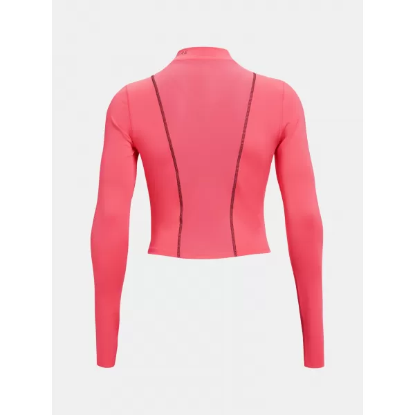  Damen-T-Shirt UNDER ARMOUR UA RUN ANYWHERE LASER LS 1365641-819 ROSA 