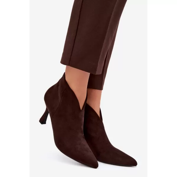  Damen-Stiefeletten BOTO D-219 KAFFEE 