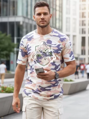 Herren-T-Shirt DSTREET NX2003R-BT-M BEIGE