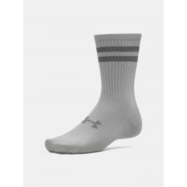  Socken UNDER ARMOUR ESSENTIAL 6PK CREW 1387058-069 GRAU 