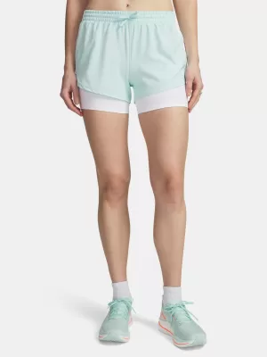 Damen-Shorts UNDER ARMOUR UA VELOCITI PRO 4IN 2N1 SHORT 6009610-703 GRÜN