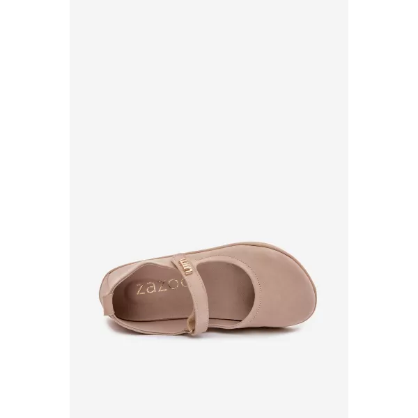  Ballerinas für Damen ZAZOO 10206 BEIGE 