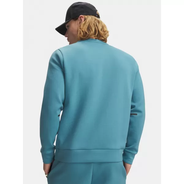  Herren-Sweatshirt UNDER ARMOUR UNSTOPPABLE FLC CREW 1381688-466 BLAU 