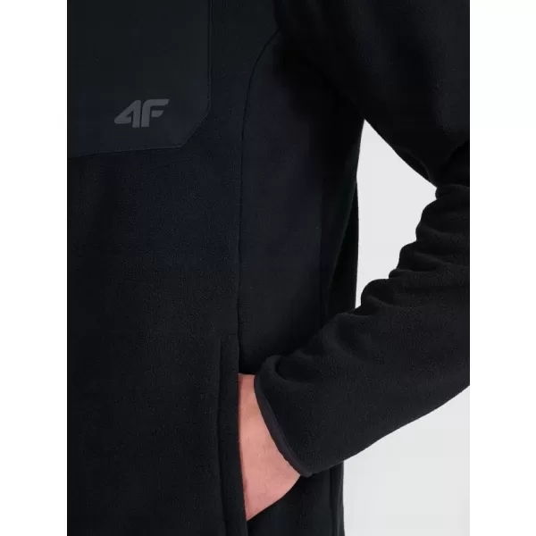  Fleece-Sweatshirt für Herren 4F WAW25TFLEM417 TIEFSCHWARZ 
