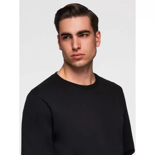  Herren-Sweatshirt OMBRE OM-SSBN-0271 SCHWARZ 