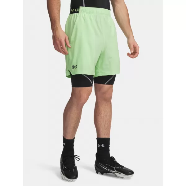  Herrenshorts UNDER ARMOUR UA VANISH WOVEN 6IN SHORTS 1373718-712 GRÜN 