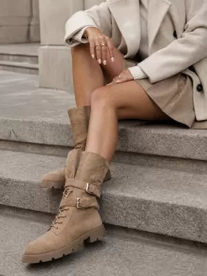 Damenschuhe DSTREET ZY1470 BEIGE