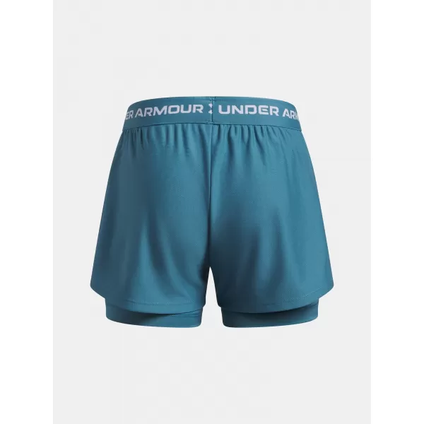  Mädchen-Shorts UNDER ARMOUR TECH PLAY UP 2N1 SHORT 6004985-466 BLAU 