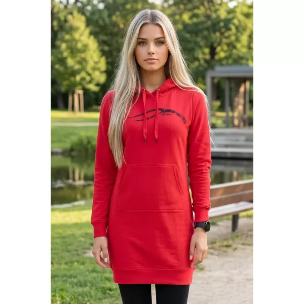  Erweitertes Damen-Sweatshirt ALTISPORT ALW001419 ROT 