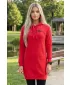 Erweitertes Damen-Sweatshirt ALTISPORT ALW001419 ROT