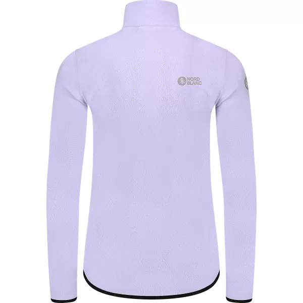  Leichtes Fleece-Sweatshirt für Damen NORDBLANC MAPLE NBSFL8374 LILA 