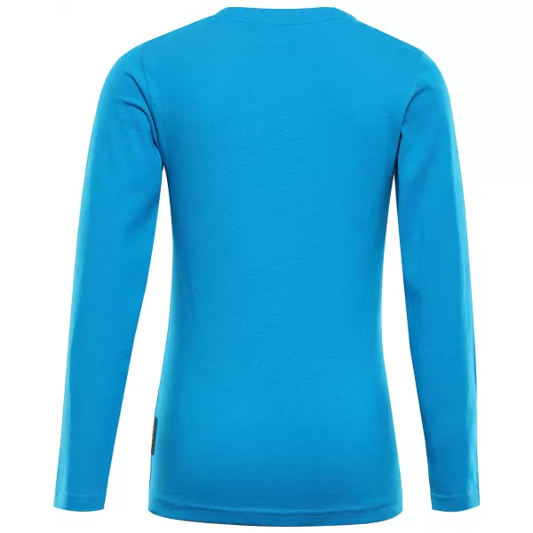  Kinder-T-Shirt ALPINE PRO ECCO 2 NEON-ATOMARBLAUE PA-VARIANTE 