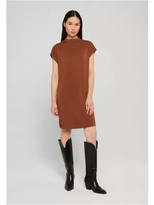 Kleid URBAN CLASSICS TB2598 ZIMTBRAUN